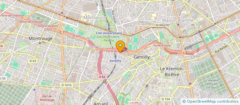 localisation de l'entreprise ATELIER VIE 65 à GENTILLY