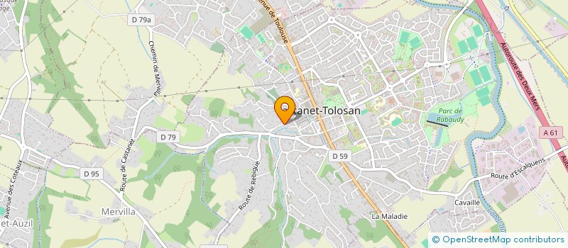 localisation de l'entreprise ATELIER VINCENT AUGIER AVA à CASTANET-TOLOSAN