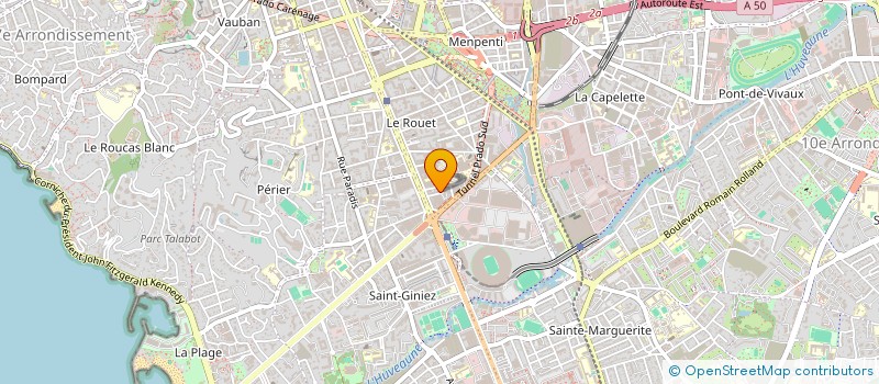 localisation de l'entreprise ATELIER VINCENZO  MARSEILLE