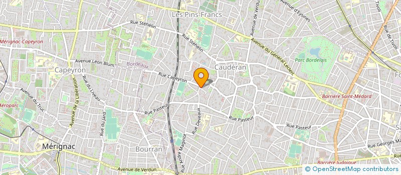 localisation de l'entreprise ATELIER VINUM à BORDEAUX