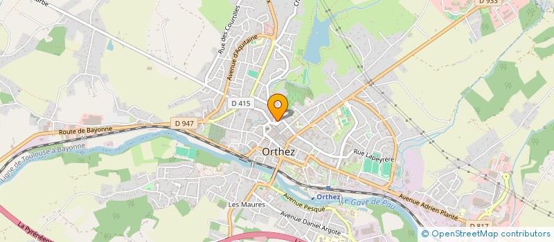 localisation de l'entreprise ATELIER VOCAL TECHNIQUE ET ARTISTIQUE  ORTHEZ