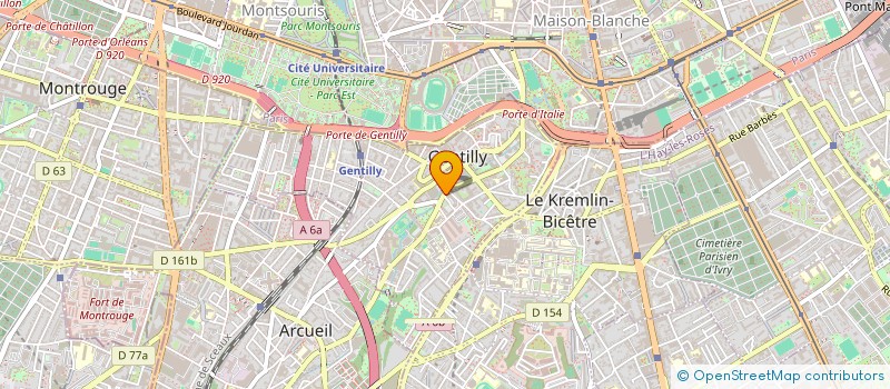 localisation de l'entreprise ATELIER VOLUMES à GENTILLY