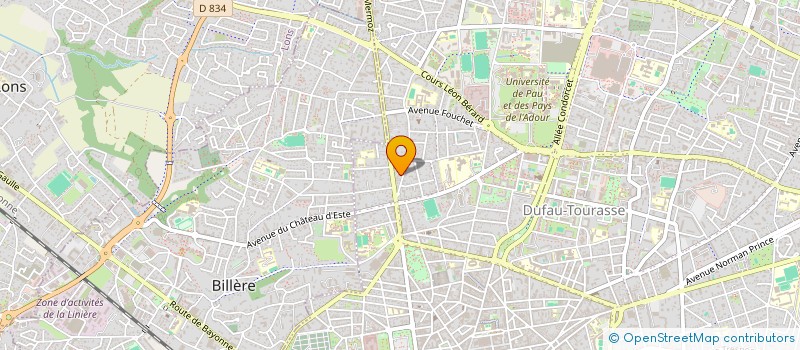 localisation de l'entreprise ATELIER WALD à PAU