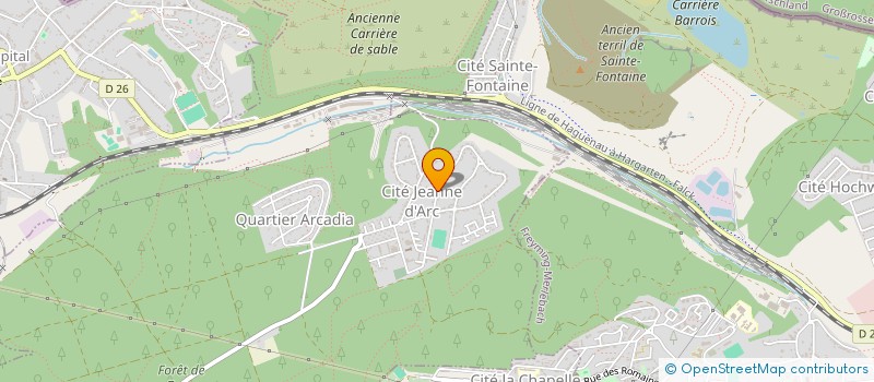 localisation de l'entreprise ATELIER WEILAND  SAINT-AVOLD