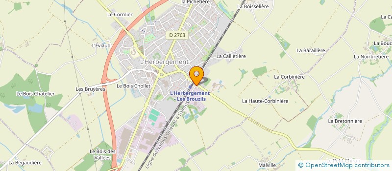 localisation de l'entreprise ATELIER WHY NOT à L'HERBERGEMENT