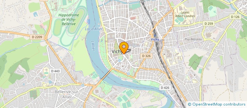localisation de l'entreprise ATELIER WILSON à VICHY