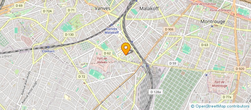 localisation de l'entreprise ATELIER WUNDERSCH N PEPLUM  MALAKOFF