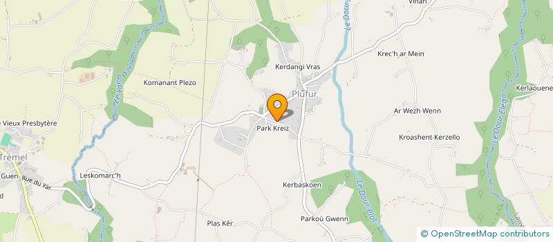 localisation de l'entreprise ATELIER YAKAC'H  PLESTIN-LES-GREVES