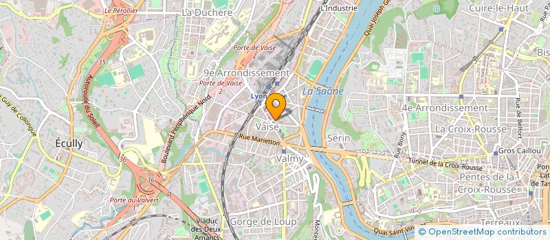 localisation de l'entreprise ATELIER12 CORP  LYON