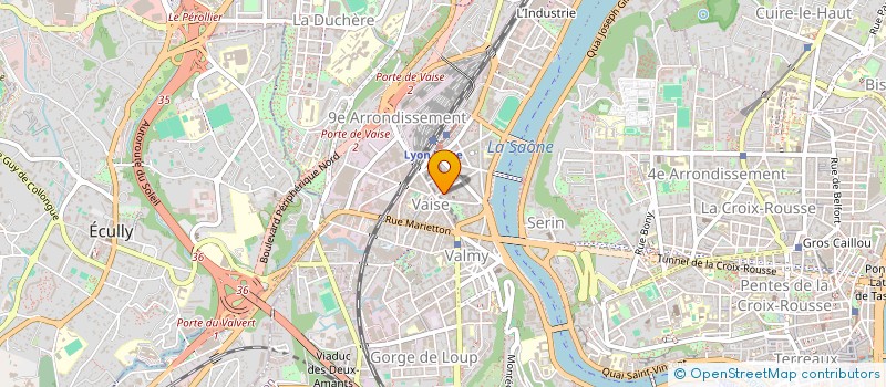 localisation de l'entreprise ATELIER12 INVESTISSEMENT  LYON