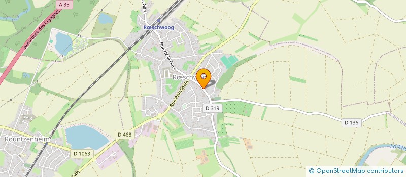 localisation de l'entreprise ATELIER17.  RSCHWOOG