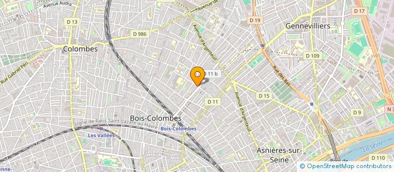 localisation de l'entreprise ATELIER41C à BOIS-COLOMBES