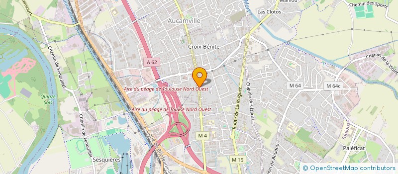 localisation de l'entreprise ATELIER55  TOULOUSE