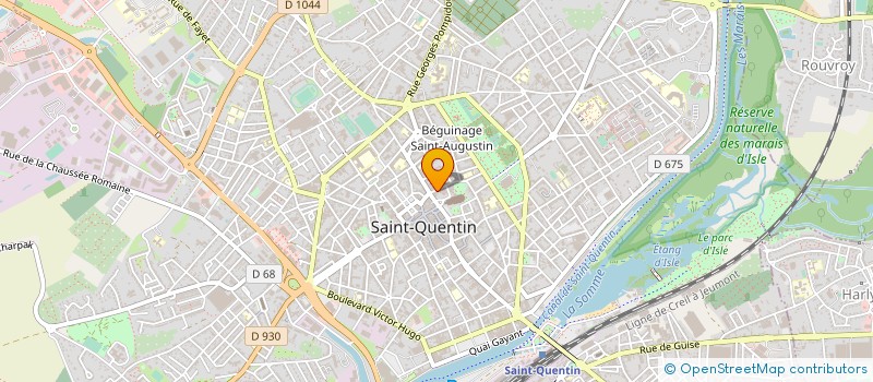 localisation de l'entreprise ATELIER8 à SAINT-QUENTIN