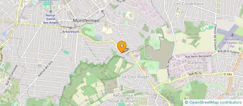 localisation de l'entreprise ATELIERAZ  MONTFERMEIL