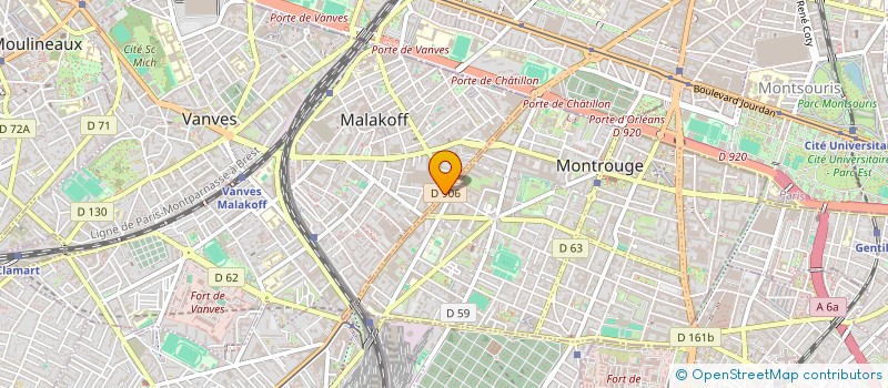 localisation de l'entreprise ATELIERELEC à MALAKOFF