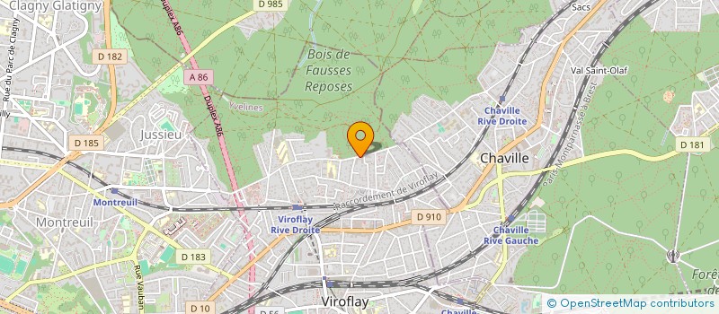 localisation de l'entreprise ATELIERF  VIROFLAY