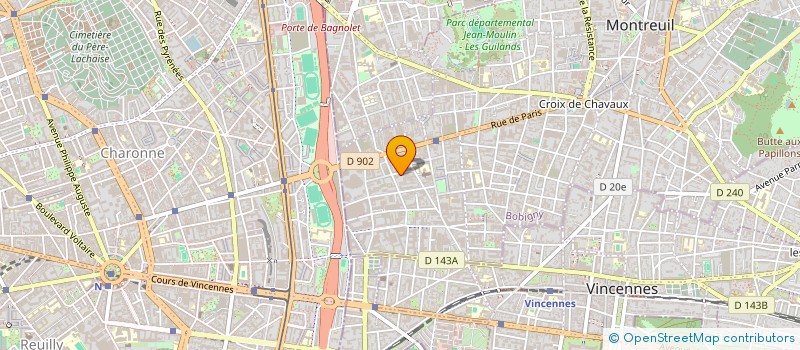 localisation de l'entreprise ATELIERGEORGES à MONTREUIL