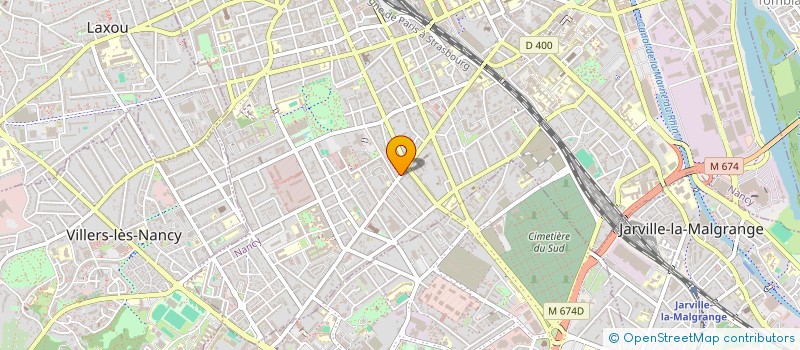 localisation de l'entreprise ATELIERS 18  NANCY