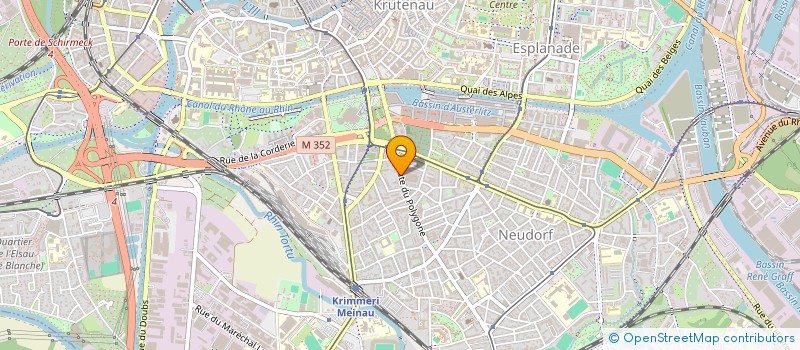 localisation de l'entreprise ATELIERS 30 à STRASBOURG