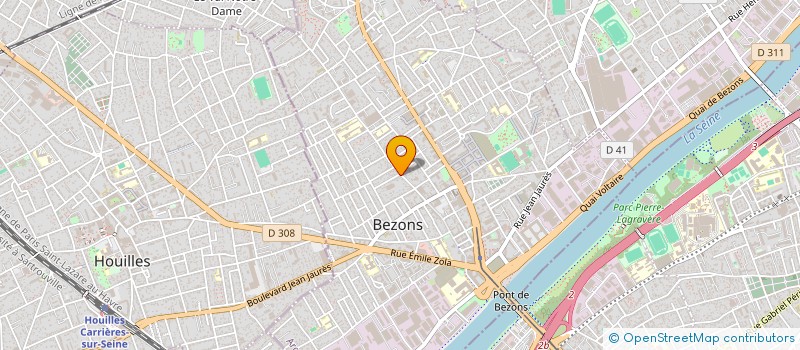 localisation de l'entreprise ATELIERS 75 SN à BEZONS