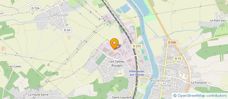 localisation de l'entreprise ATELIERS 89 à VILLENEUVE-SUR-YONNE