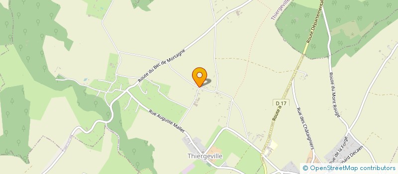 localisation de l'entreprise ATELIERS ANTHORE  THIERGEVILLE