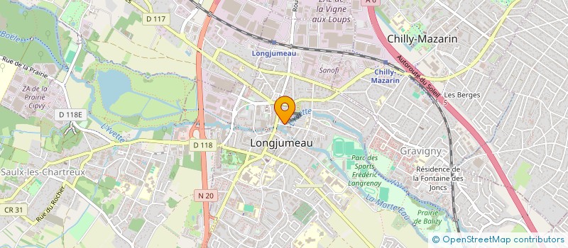 localisation de l'entreprise ATELIERS ARTISTIQUES DE LONGJUMEAU à LONGJUMEAU