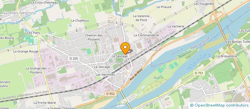localisation de l'entreprise ATELIERS B.C.D. à CHARGE