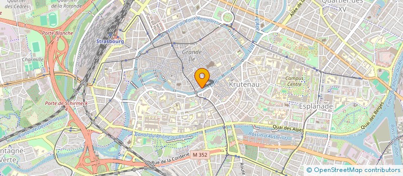 localisation de l'entreprise ATELIERS BAH à STRASBOURG