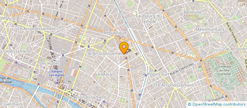 localisation de l'entreprise ATELIERS BENOIT LELEU  PARIS