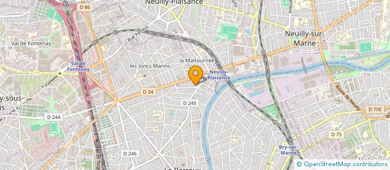 localisation de l'entreprise ATELIERS BIG BEN à LE PERREUX-SUR-MARNE