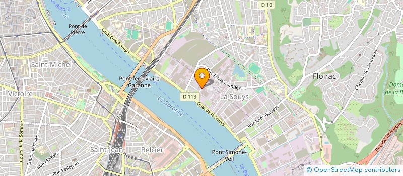 localisation de l'entreprise ATELIERS BOYE  BORDEAUX