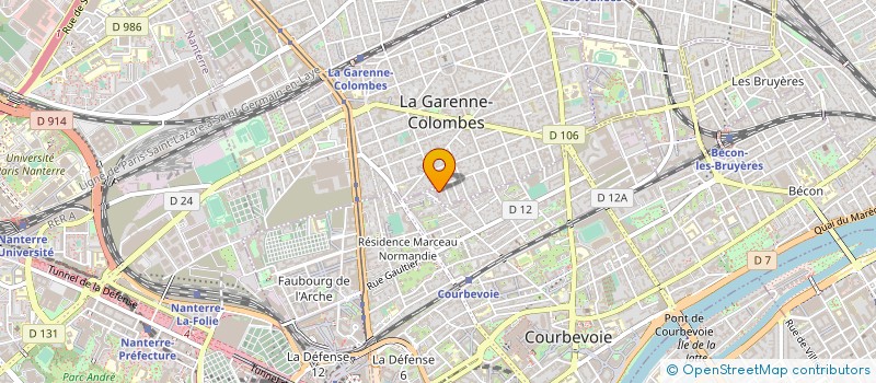localisation de l'entreprise ATELIERS BRB à LA GARENNE-COLOMBES