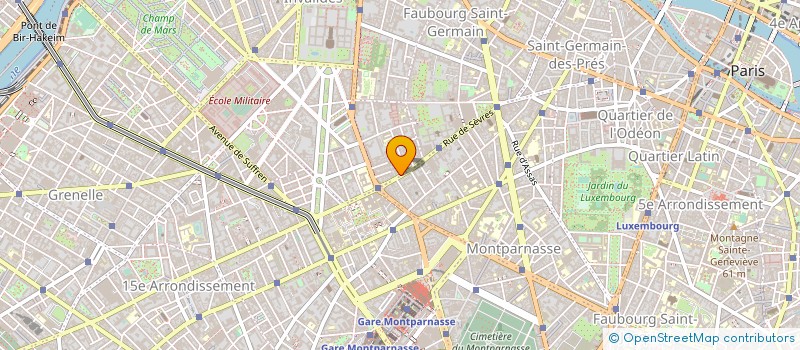 localisation de l'entreprise ATELIERS BRUGIER CALEX à PARIS
