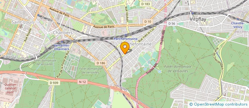 localisation de l'entreprise ATELIERS BRUME à VERSAILLES