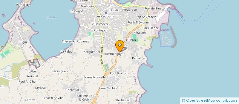 localisation de l'entreprise ATELIERS CABIOCH  ROSCOFF