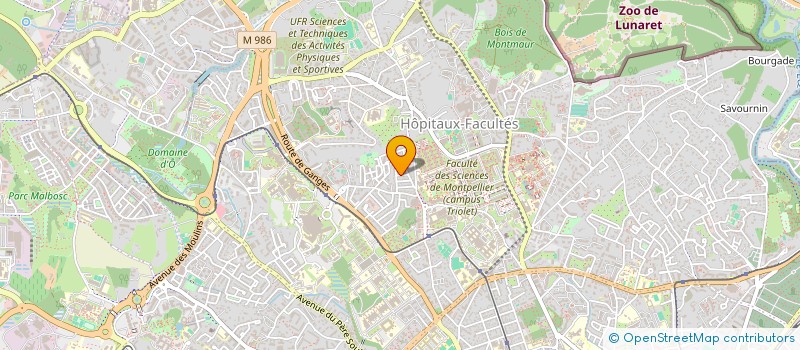 localisation de l'entreprise ATELIERS CAIRN à MONTPELLIER
