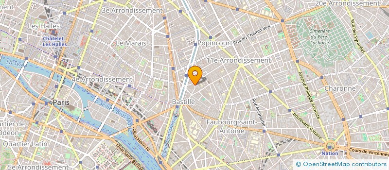 localisation de l'entreprise ATELIERS CAMPISTRON à PARIS