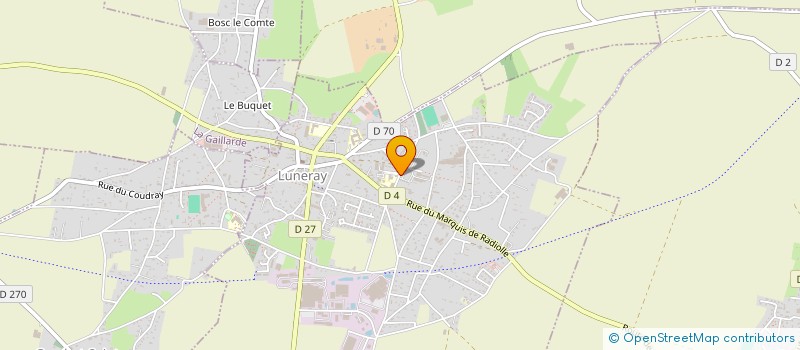 localisation de l'entreprise ATELIERS CAUCHOIS DU BATIMENT à LUNERAY