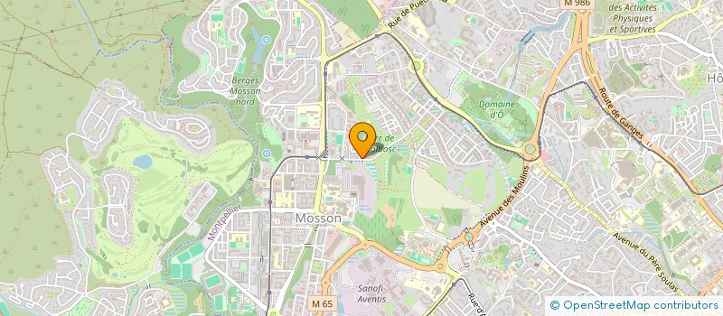 localisation de l'entreprise ATELIERS CEVENOLS à MONTPELLIER