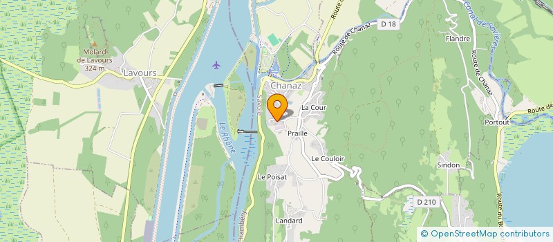 localisation de l'entreprise ATELIERS CHANEAC  CHANAZ