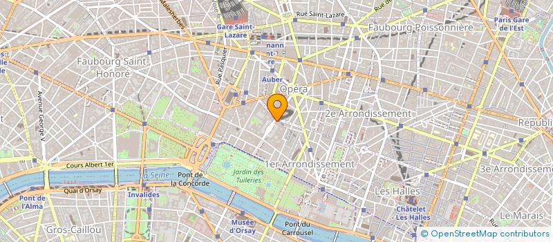localisation de l'entreprise ATELIERS CHARVET à PARIS