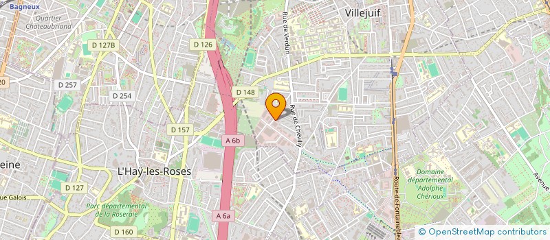 localisation de l'entreprise ATELIERS CHEVALIER à VILLEJUIF