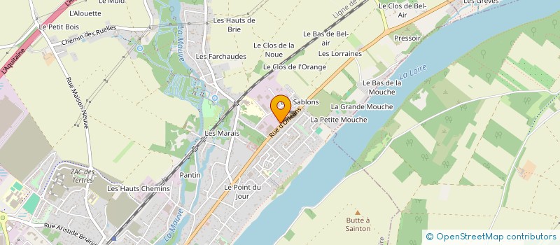 localisation de l'entreprise ATELIERS CHRETIEN à MEUNG-SUR-LOIRE