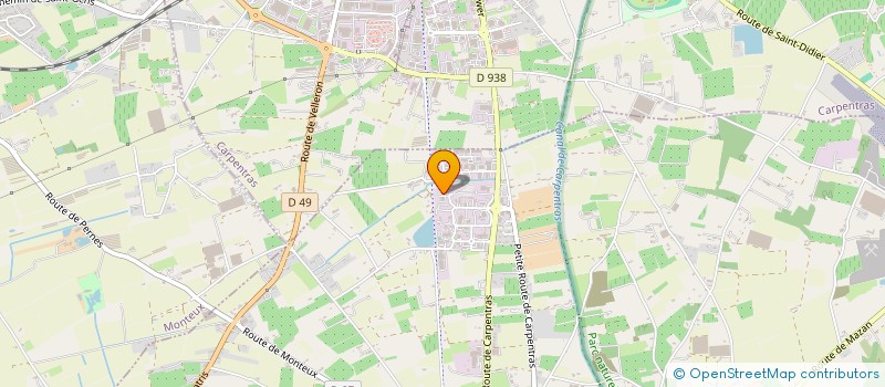 localisation de l'entreprise ATELIERS CLAIR DE LUNE à PERNES LES FONTAINES