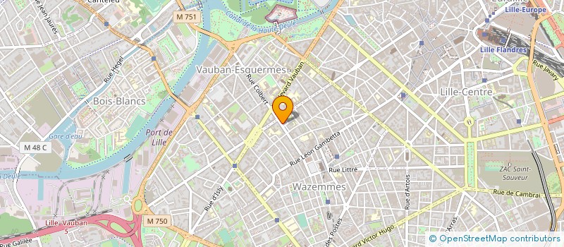 localisation de l'entreprise ATELIERS COLBERT à LILLE