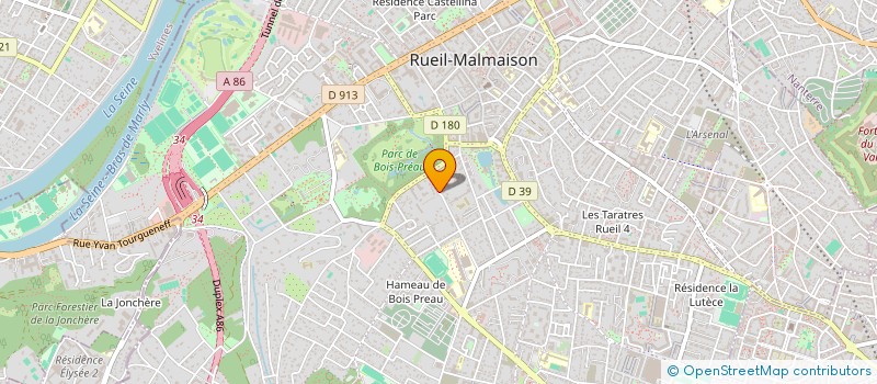 localisation de l'entreprise ATELIERS CONTRASTE à RUEIL-MALMAISON