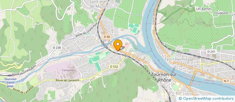 localisation de l'entreprise ATELIERS CORNU à TOURNON-SUR-RHONE