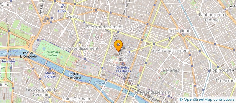 localisation de l'entreprise ATELIERS CREATEURS REUNIS à PARIS